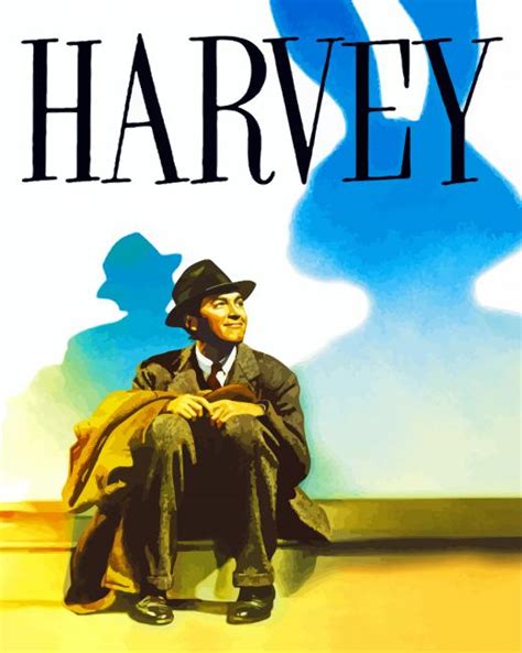 Harvey Movie Poster Paint By Numbers - Numeral Paint Kit