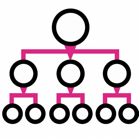 Chart Hierarchy Org Infographic Organogram Icon Download On