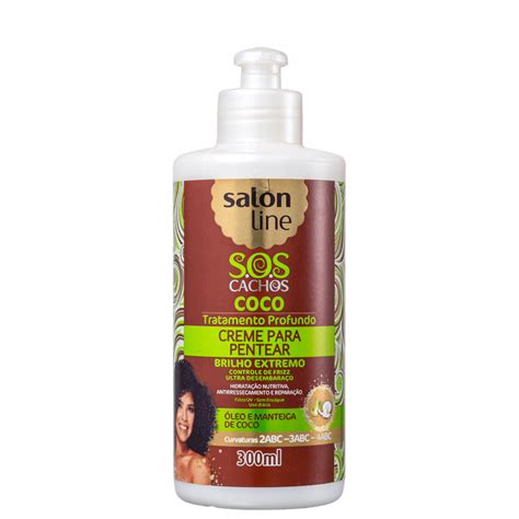 Creme De Pentear Salon Line S O S Coco Beleza Na Web