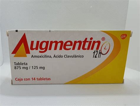 Augmentin 12 H 875125mg C 14 Tab Emerita Farmacias