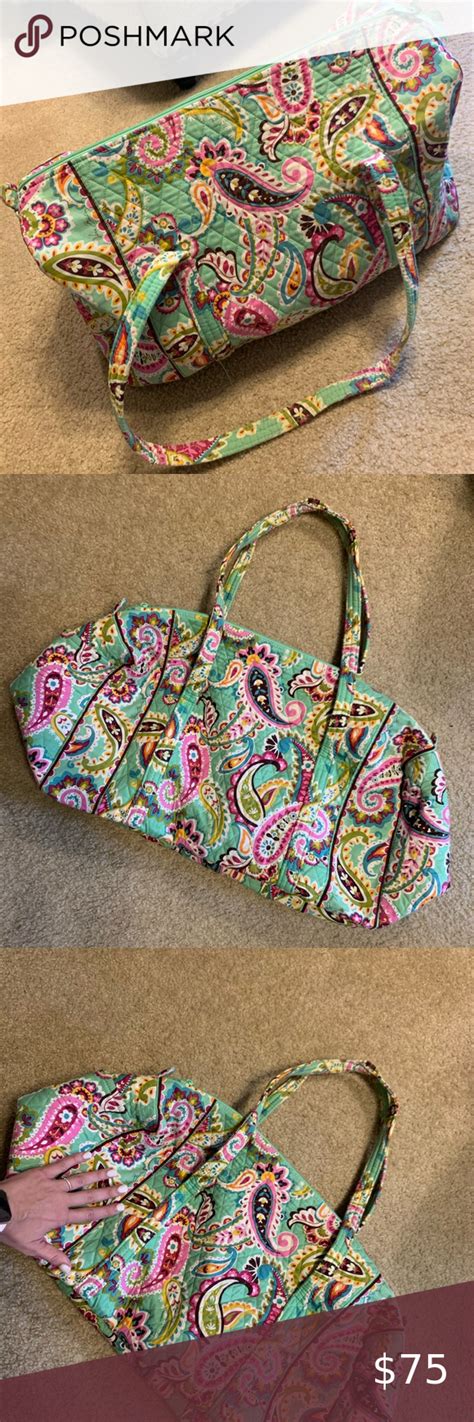 Vera Bradley Tutti Frutti Mint Green Duffle Duffle Mint Green Vera