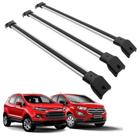 Travessa Rack De Teto Larga Anodizada Ecosport A Kit Pe As