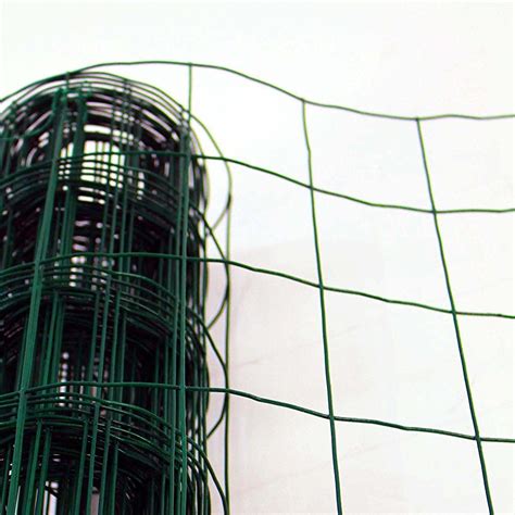 Green Pvc Coated Steel Wire Mesh Fencing Cm Garden Galvanised Fence