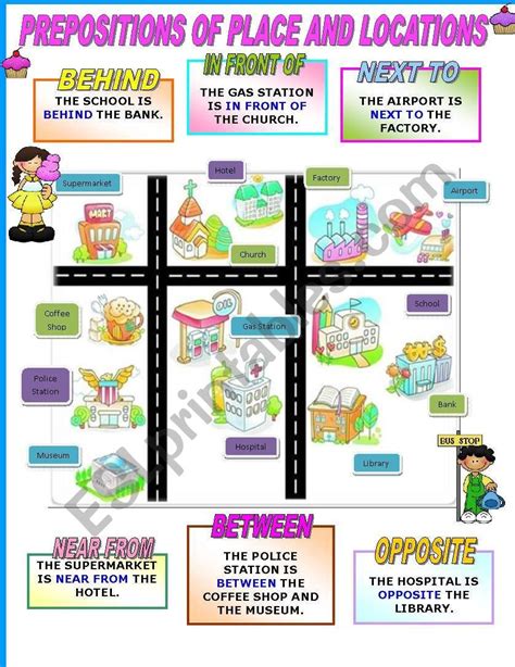 Preposition Of Direction Liveworksheets