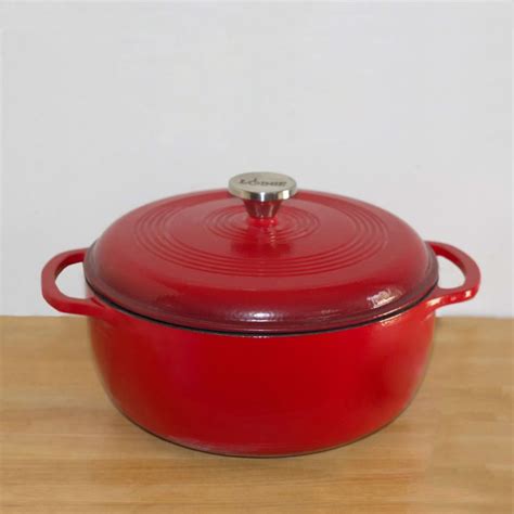 Lodge Enameled Cast Iron Dutch Oven Review High Quality Low Cost