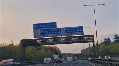 Beaconsfield To Hanger Lane London M A Morning Drive Youtube