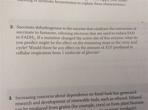 Solved Succinate dehydrogenase is the enzyme that catalyzes | Chegg.com