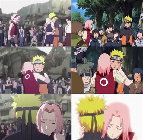 Sakura Hugging Naruto After He Saves Her 🥺 Narusaku Naruto Shippuden