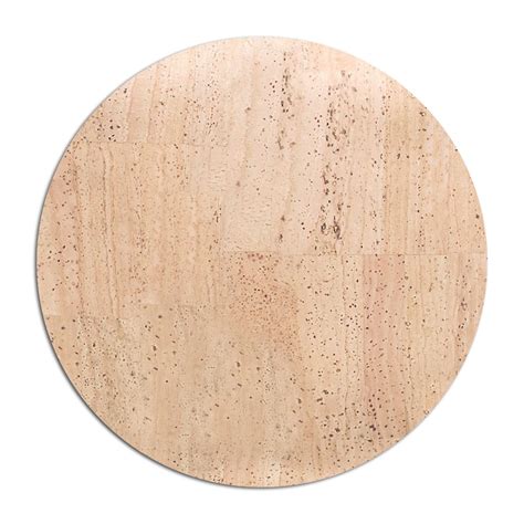 tischset natural rund aus kork hergestellt  portugal
