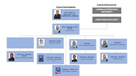 Carta Organisasi Bahagian Audit Dalam