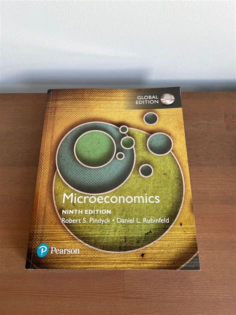 Microeconomics 9th Global Edition Pearson Robert Pindyck Daniel