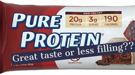 Pure Protein Red Velvet Bar Review Youtube