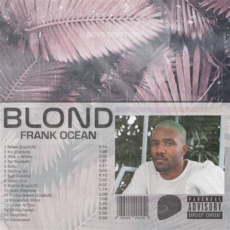 Frank Ocean Blonde R Freshalbumart