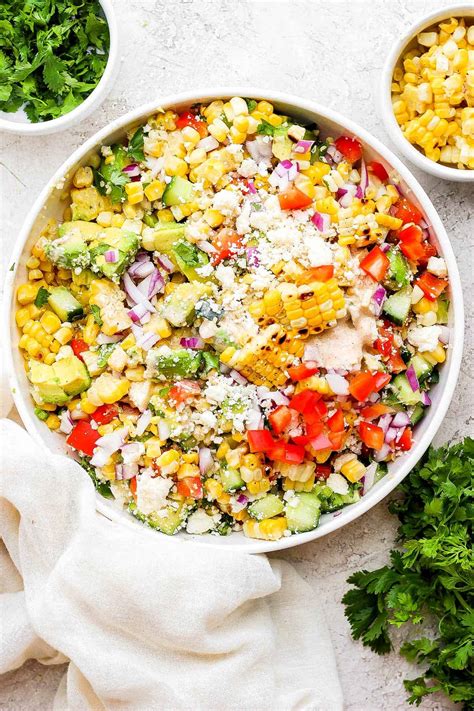 Mexican Street Corn Salad With Chipotle Dressing Jessica Gavin