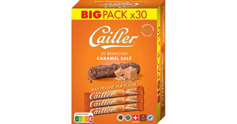 Cailler Branche Riegel Caramel Salé 30x23g 690g Günstig Kaufen Coopch