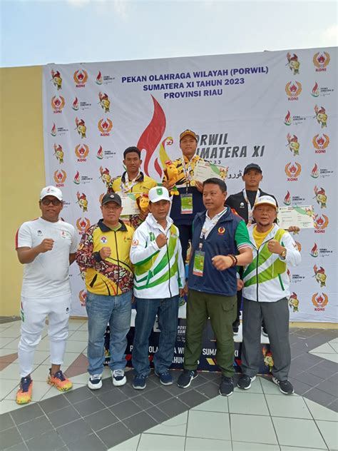 Porwil Sumatera Xi Riau Provinsi Bengkulu Berhasil Sabet Medali Emas