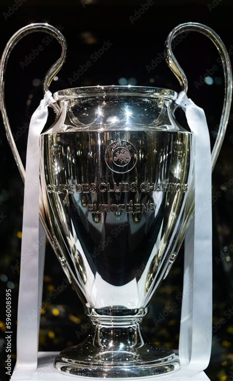 The UEFA champions league trophy winners of Real Madrid football club ...