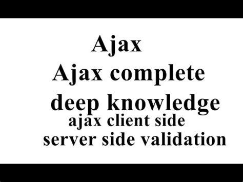 Ajax What Is Ajax Ajax Form Submit Without Refresh Ajax Crud