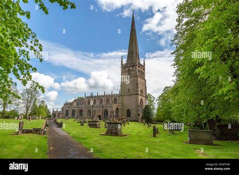 Views Of Stjohns Church In Bromsgrove Worcestershire England Stock