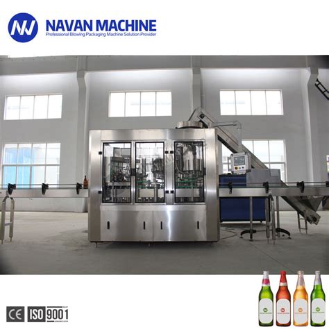 Compact Beer Filling Machine Automatic Glass Bottling Machine