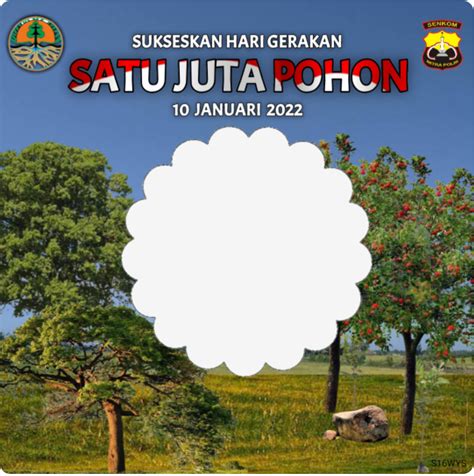 Ragam Twibbon Hari Gerakan Satu Juta Pohon Tahun Waca Berita