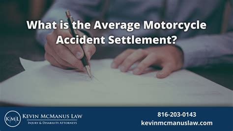 What Is The Average Motorcycle Accident Settlement Kevin Mcmanus Law