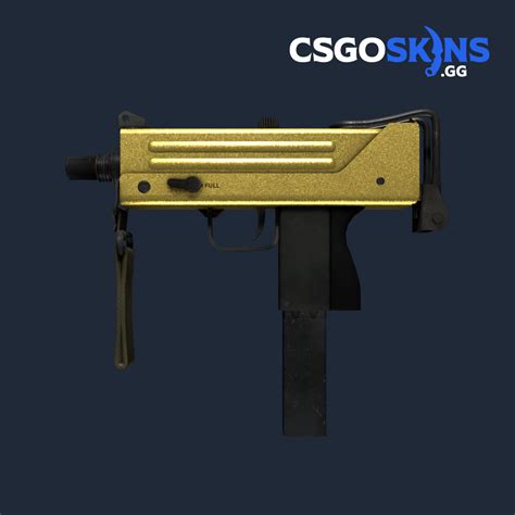 Mac 10 Gold Brick Csgoskinsgg