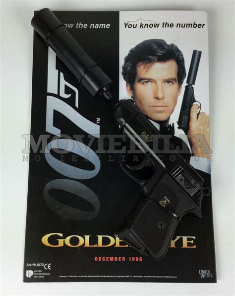 JAMES BOND GOLDENEYE GUN & SILENCER, LONE STAR | Moviebilia