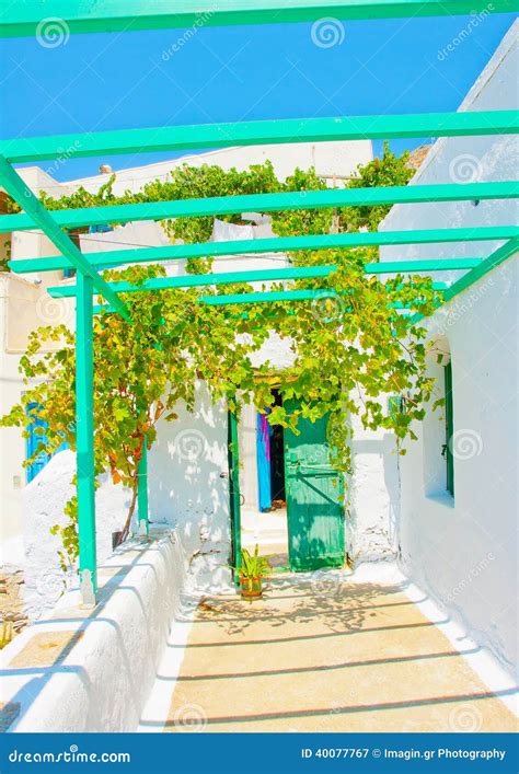 Nice Pergola Stock Image Image Of Mediterranean House