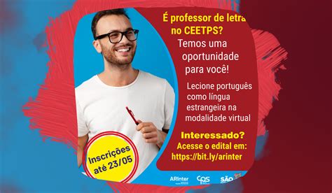 Edital Professores Da Rea De Letras Desenvolvimento De Projeto Na