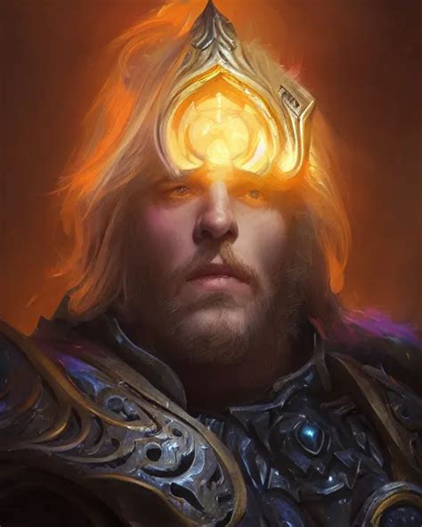 Portrait Of Arthas Menethil Fantasy Intricate Sharp Stable