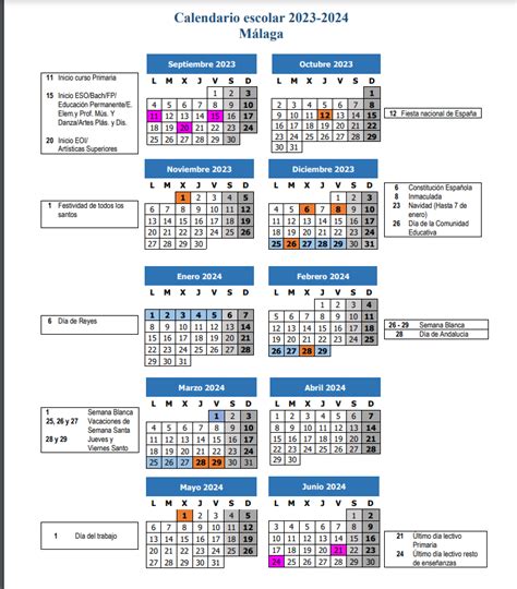 Calendario Laboral Archidona Happy Kirstyn