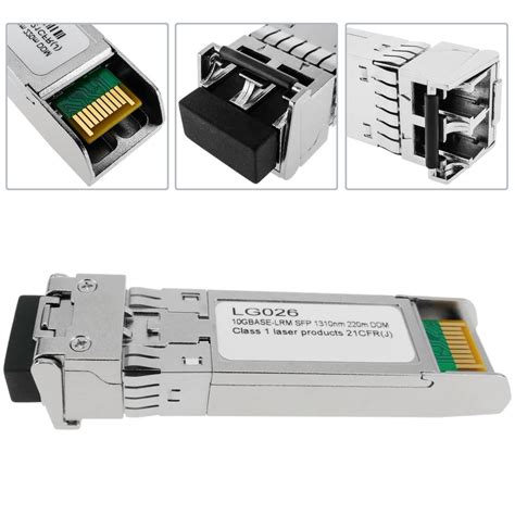 Módulo GBIC SFP MMF 10 Gbps fibra óptica multimodo duplex LC 1310nm