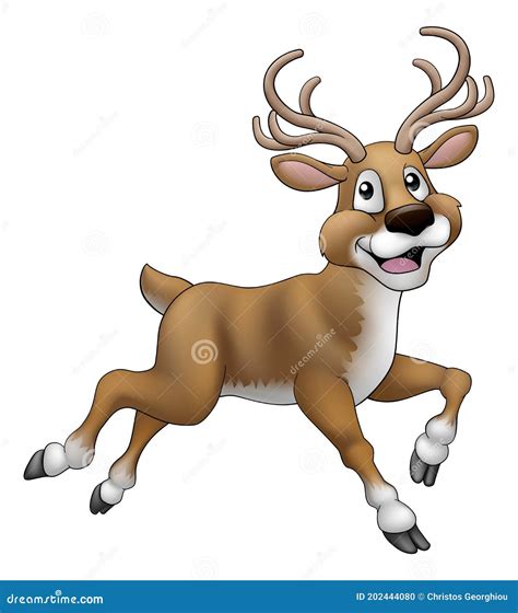 Reindeer Kid Cartoon Background Card CartoonDealer 46743481