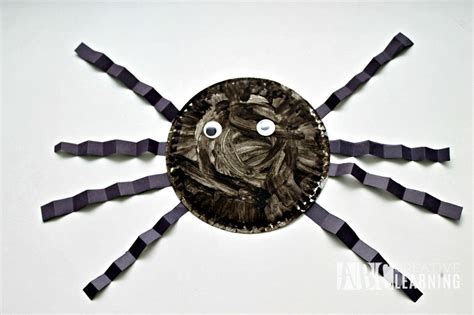 Halloween Paper Plate Spider Craft Simply Today Life