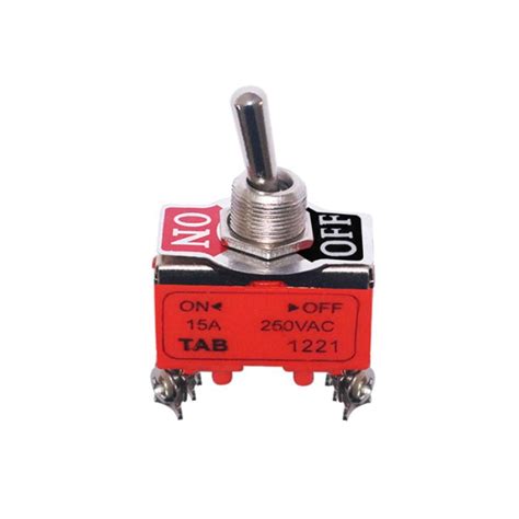 Jual Saklar Toggle Switch Dpdt E Ten Kaki A V On Off