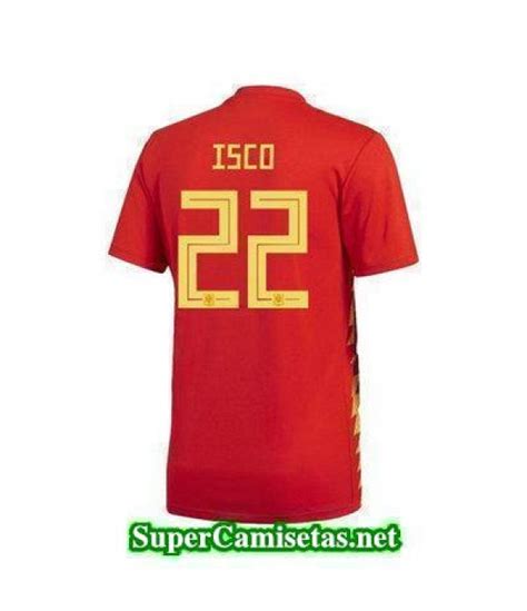 Primera Equipacion Camiseta Espana Isco Copa Mundial 2018 ｜ Supercamisetas