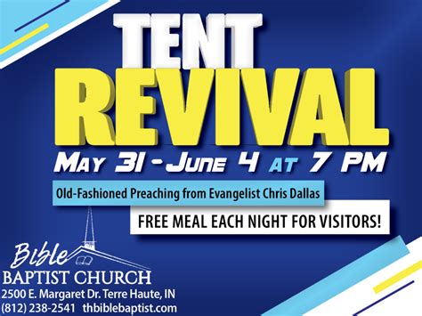 Tent Revival Bible Baptist Church