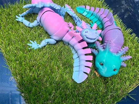 New Axolotl Articulating Gils Etsy