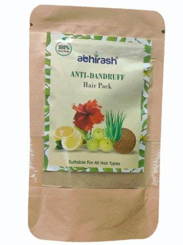 Abhirash Anti Dandruff Herbal Hair Pack Packaging Size 100 Gm At Rs 60 Packet In Nagpur