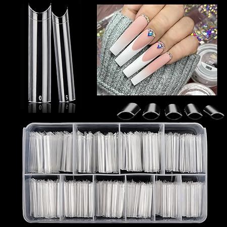 Amazon Lionvison Pcs No C Curve Clear Nail Tips For Acrylic