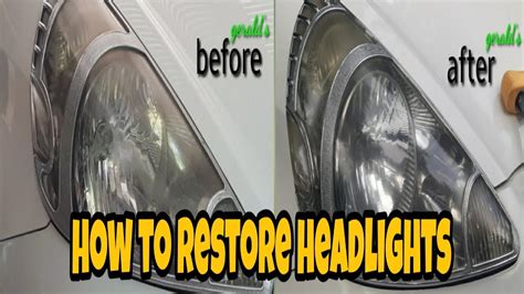 How To Restore Headlights Permanently Youtube