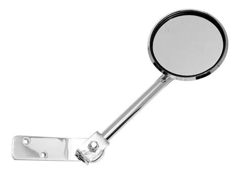 Espelho Externo F Cromado Redondo Original Hot Rod