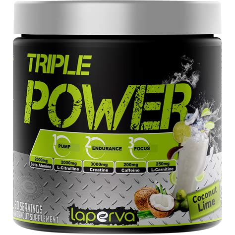 Laperva Triple Power Pre Workout Coconut And Lime 30 Dr Nutrition Ksa