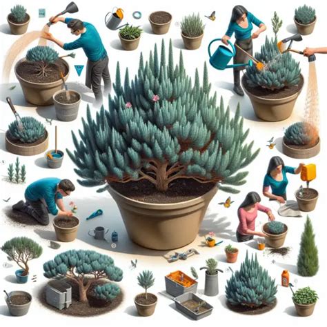 Care Tips And Tricks Blue Point Juniper As A Potted Plant Enjoy