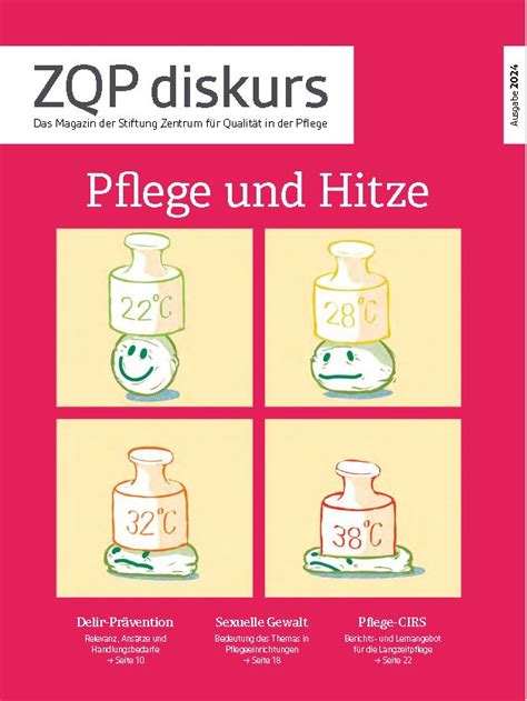 ZQP Fachmagazin 01 2024 Mit Schwerpunkt Pflege Und Hitze Jetzt