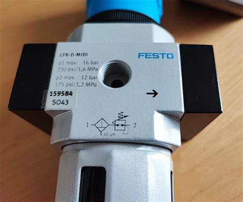 Festo Lfr D Midi Filter Regelventil Neu In