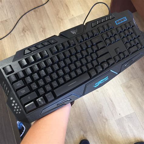 Игровая клавиатура с подсветкой Wired Tricolor M200 геймерская keyboard ...