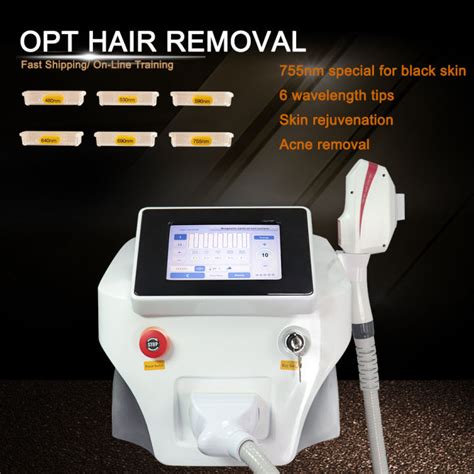 IPL Diode Laser Hair Removal Machine Multi Wavelengths Permanent Hair