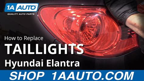 How To Replace Tail Lights 07 10 Hyundai Elantra Youtube